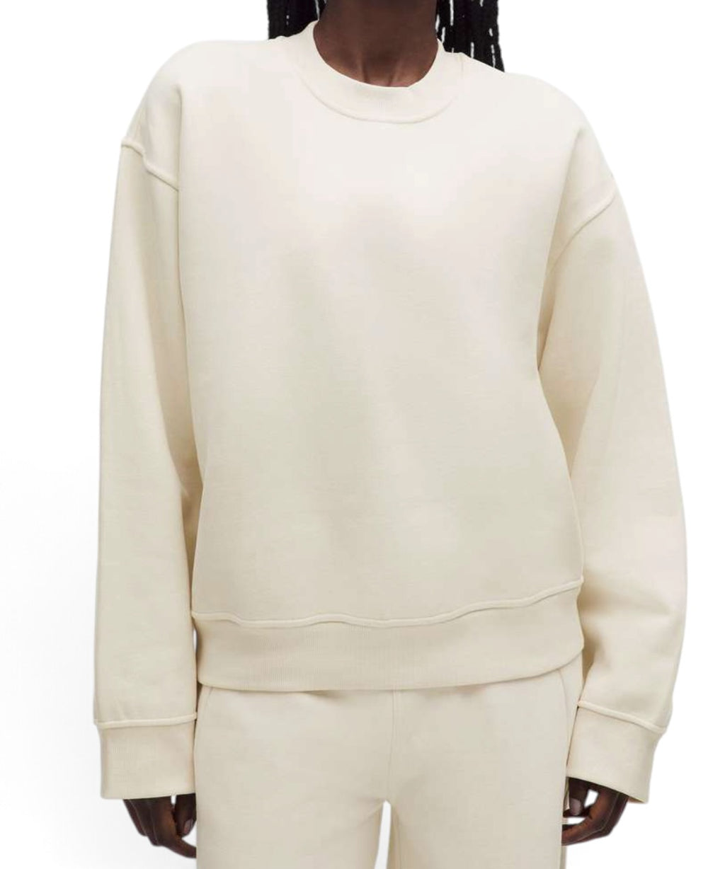 Lululemon Light Ivory Oversized Crewneck Sweatshirt Women’s Small US6