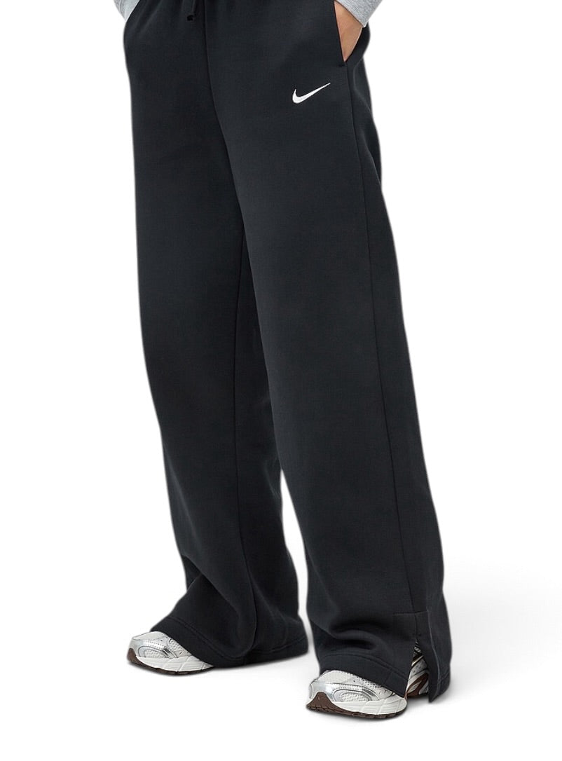 Nike Phoenix Fleece High Waisted Wide Leg Sweatpants Black Women’s Small