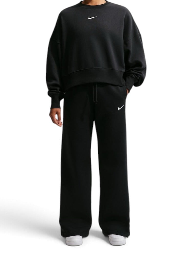 Nike Phoenix Fleece High Waisted Wide Leg Sweatpants Black Women’s Small