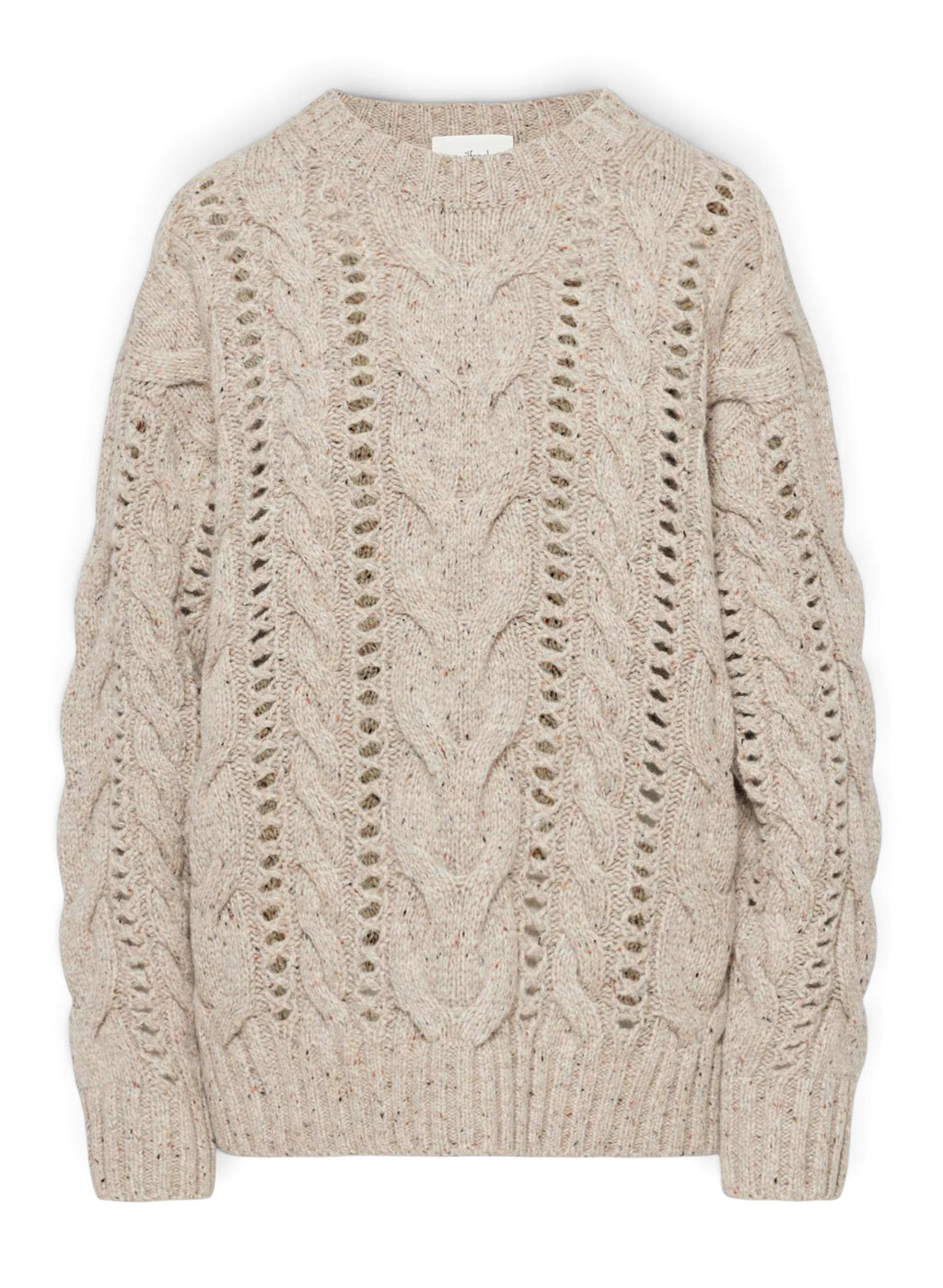 Wilfred Bronco Cable Knit Wool Blend Sweater Cream XS