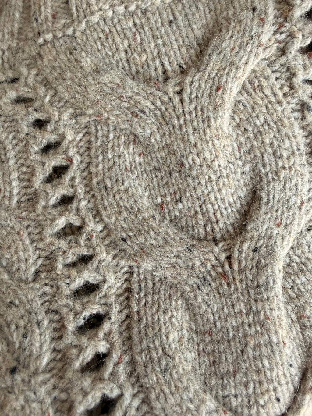 Wilfred Bronco Cable Knit Wool Blend Sweater Cream XS