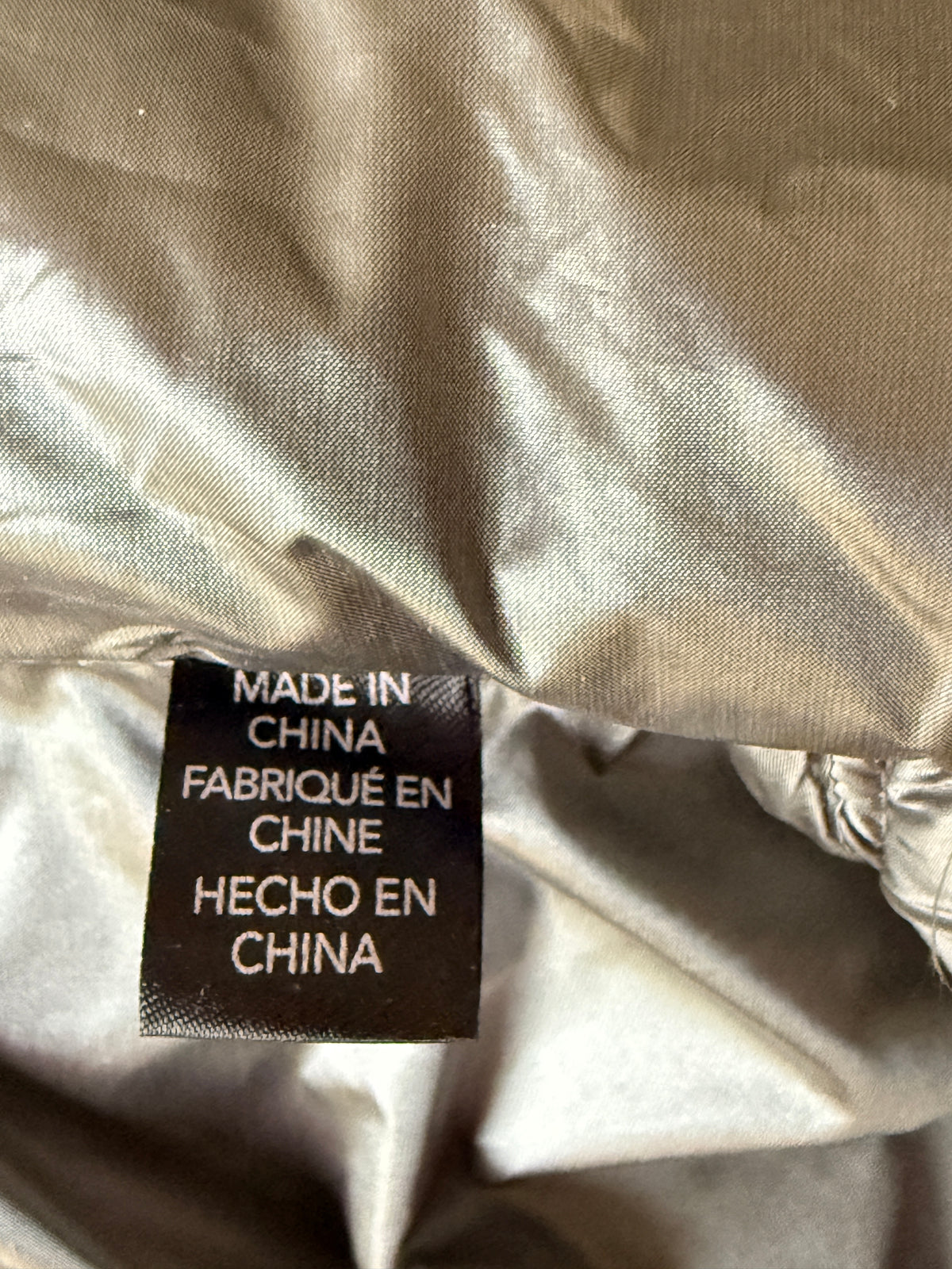 Save The Duck Taupe Ultra-Light Puffer Jacket Extra Small