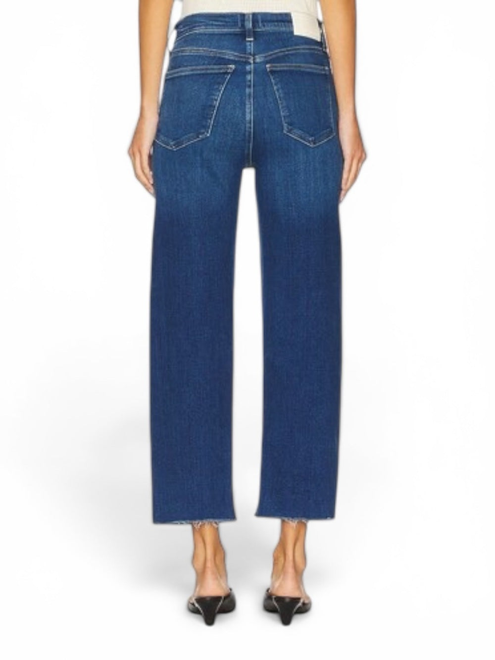 Citizens of Humanity Palma Crop Wide Leg Jeans Medium Wash Women's 27 Denim - view 4