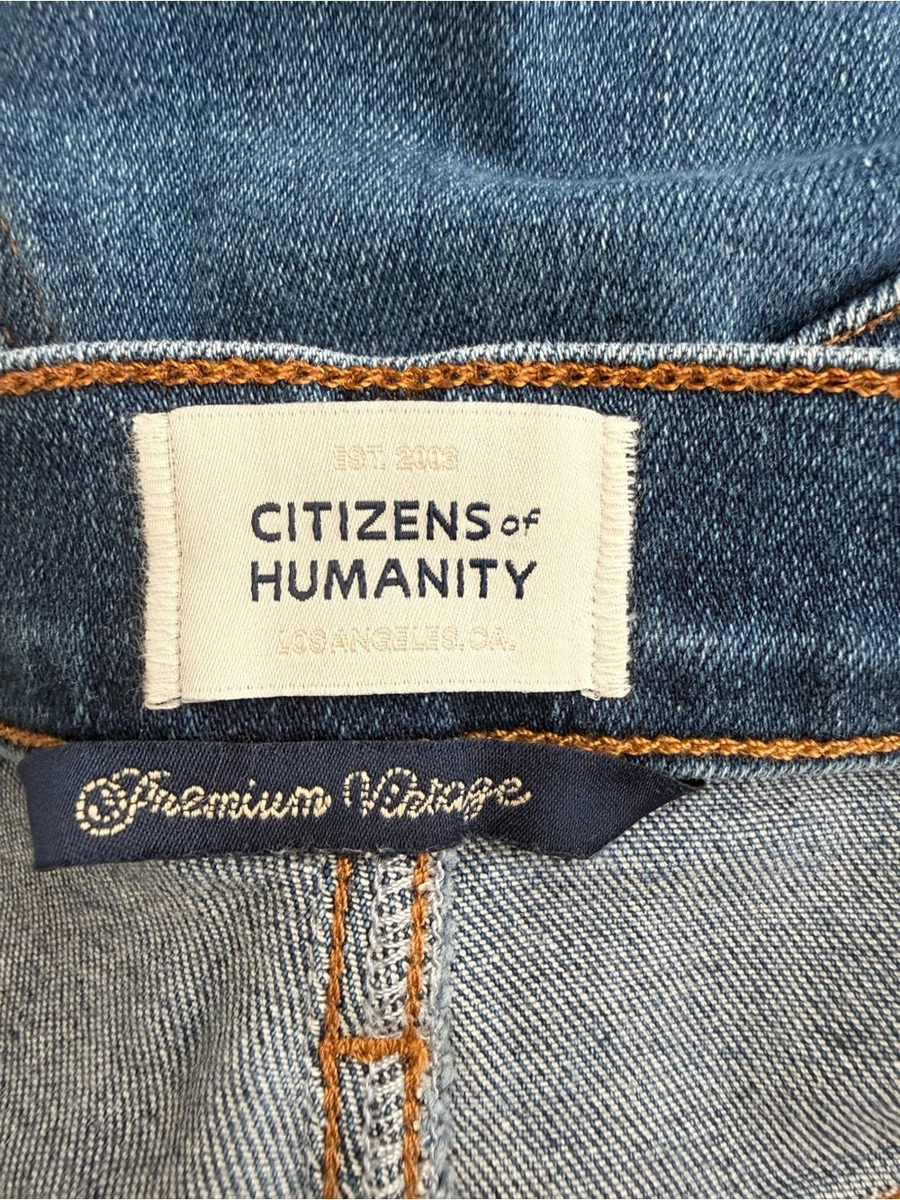 Citizens of Humanity Palma Crop Wide Leg Jeans Medium Wash Women's 27 Denim - view 12