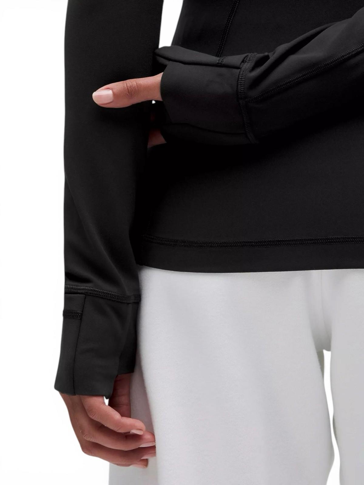 Lululemon Define Jacket Nulu Women’s US8 Black Full Zip Fitted Athletic Jacket - view 5