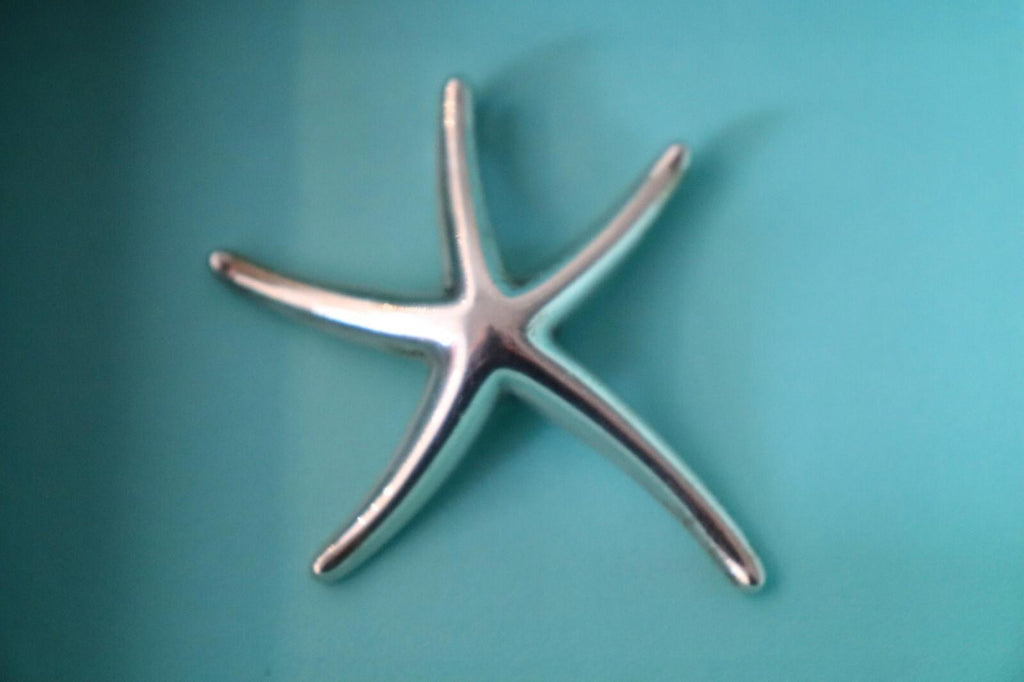 Tiffany & Co. x Elsa Peretti Women's Silver Starfish Pendant 925 1993 Vintage - view 5