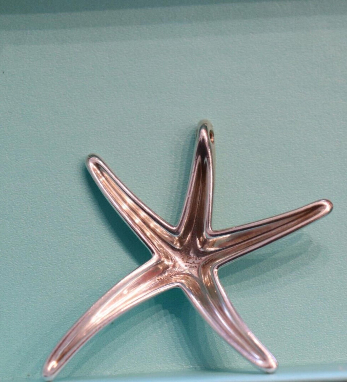 Tiffany & Co. x Elsa Peretti Women's Silver Starfish Pendant 925 1993 Vintage - view 6