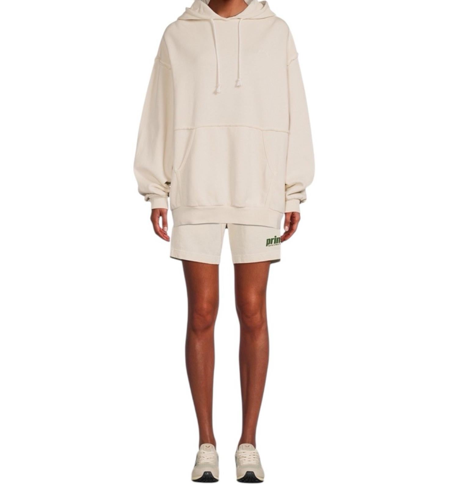 The Upside Dana Hoodie Women Small Natural Ivory Organic Cotton Oversize Sweater - view 3