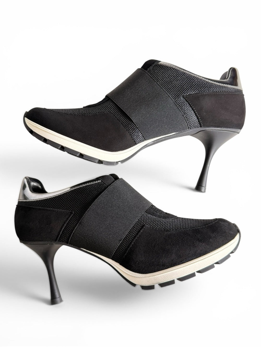 Sneex The Icon Black Hybrid Sneaker Heels Women's Size 9 Luxury Shoes NWOT - view 2