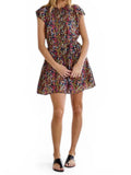 Apiece Apart Forta Dress Women’s Small Le Femme Floral Pink Organic Cotton Mini