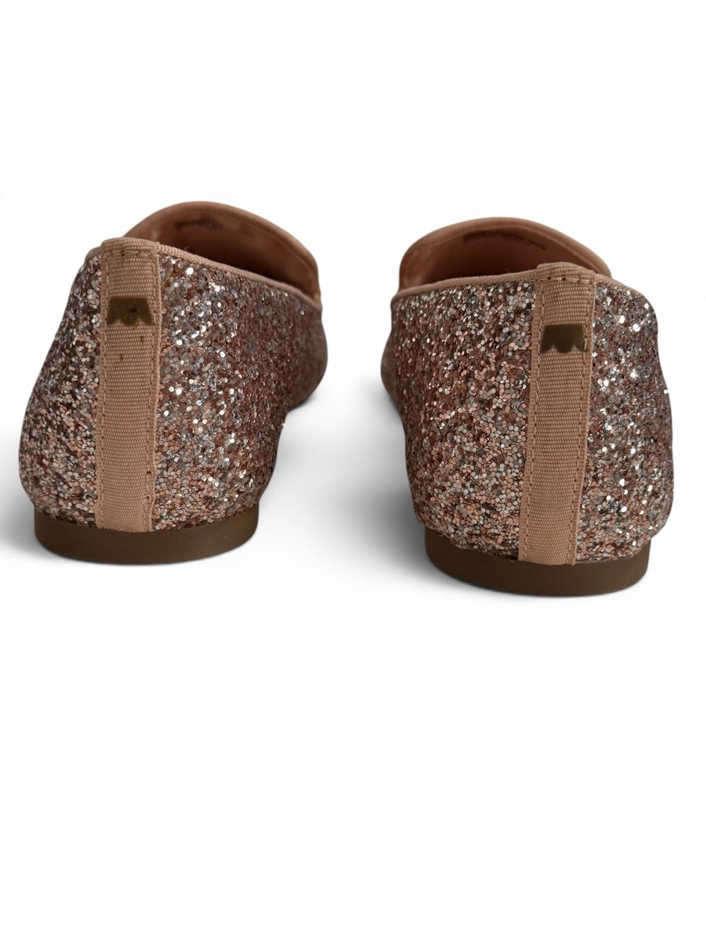 Birdies Starling Glitter Loafers Rose Gold Women's Size 9 Flats Slipper Shoes - view 6