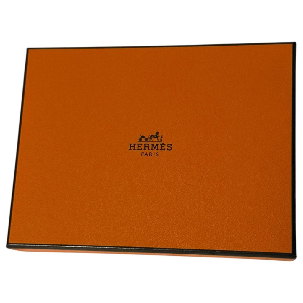 Hermes Brazil Silk Notebook Multicolor Blue Grey Feather Motif New With Box - view 8