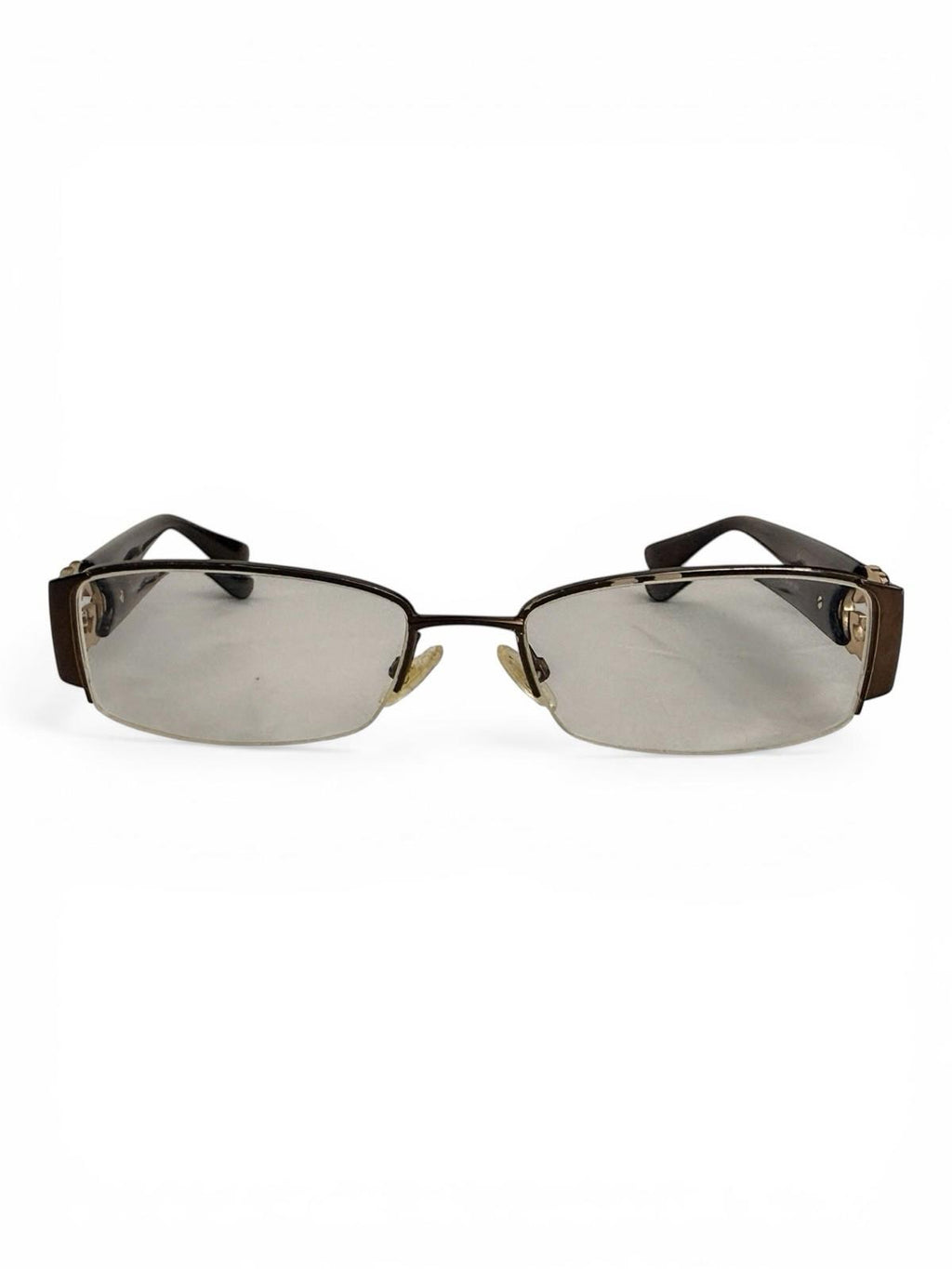 Gucci GG 2844 NVX Eyeglasses Brown Tortoise Gold Logo Half Rim Frames 51 17 135 - view 6