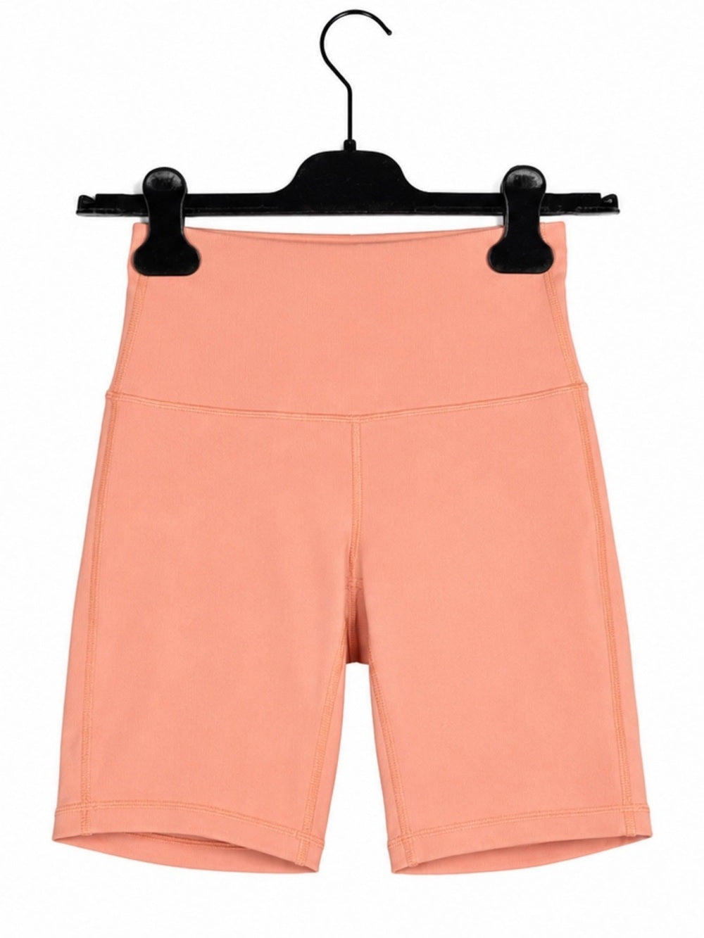 Lululemon Ribbed Contoured High Rise Shorts Malibu Peach Size 4 - view 6