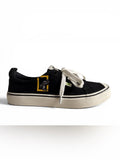Cariuma x National Geographic OCA Low Black Canvas Sneakers Women's 8.5 Shoes