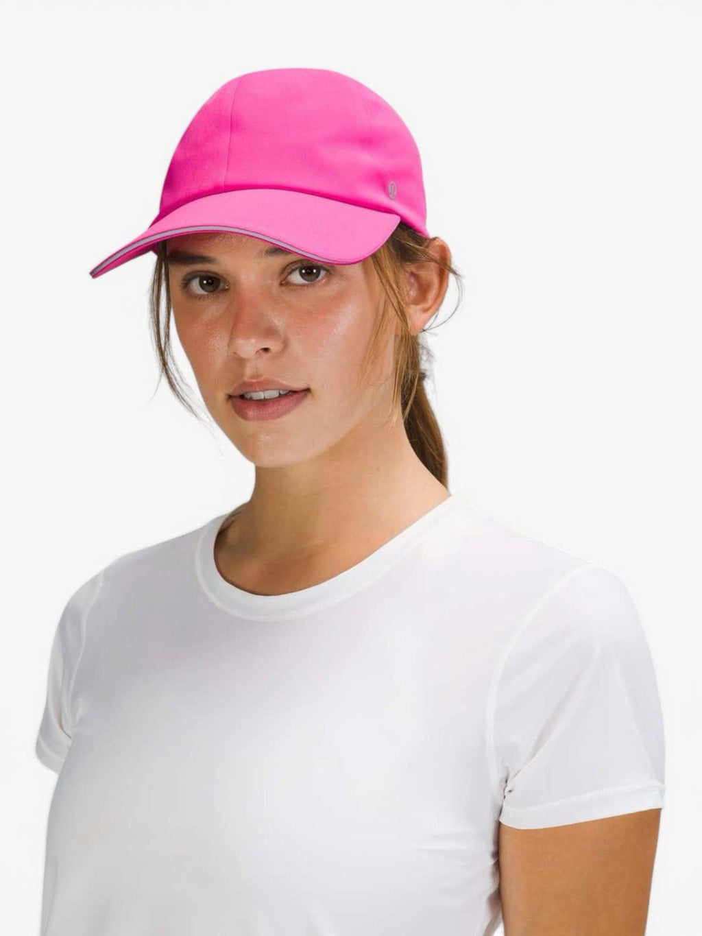 Lululemon Fast and Free Running Hat Women's Small Medium Sonic Pink Swift Cap
