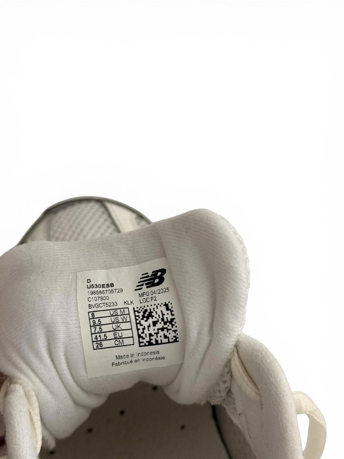 Women's New Balance 530 Casual Shoes Silver Metallic/Linen U530ESB 901 - view 6