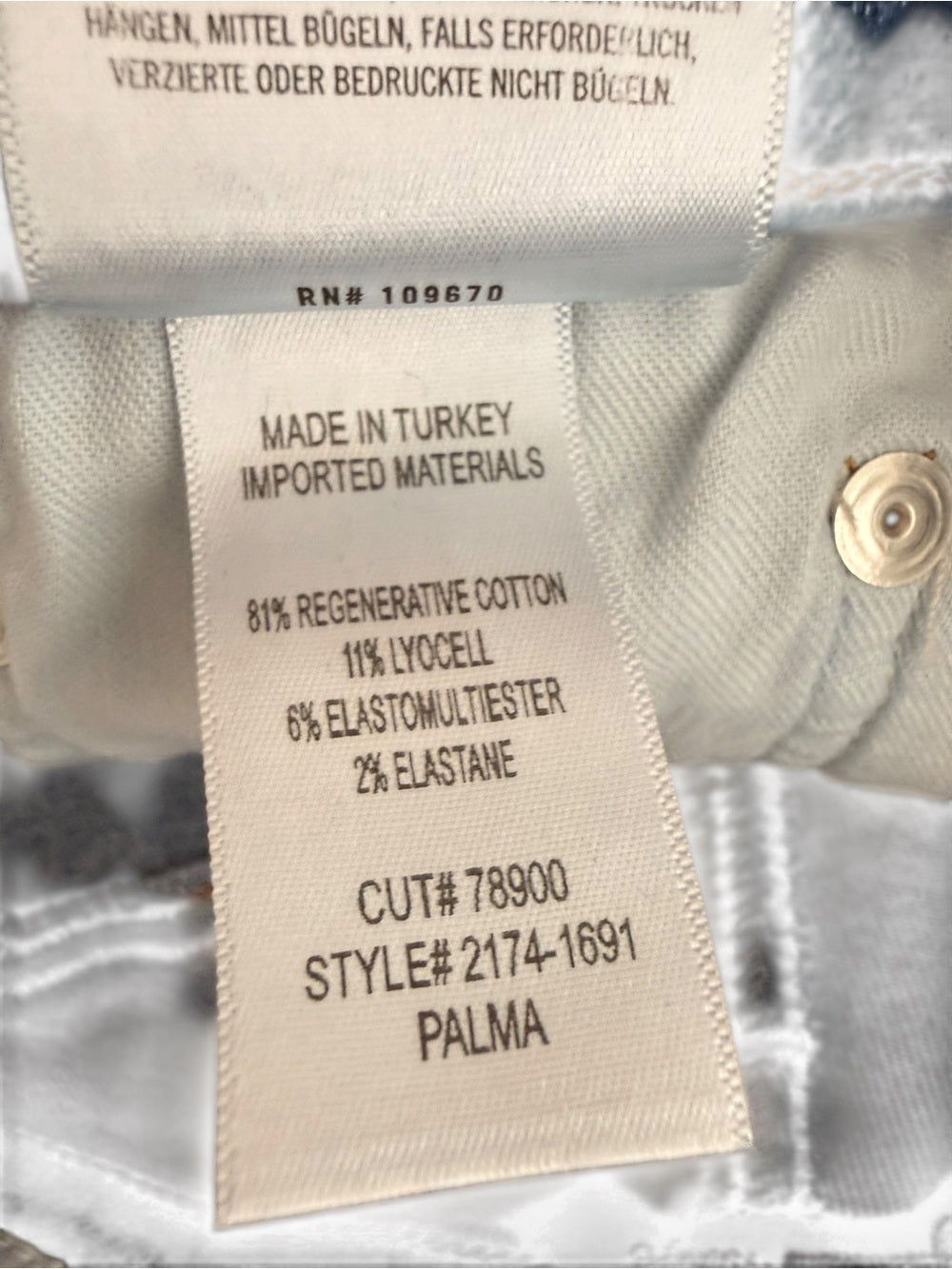 Citizens of Humanity Palma Crop Wide Leg Jeans Medium Wash Women's 27 Denim - view 11