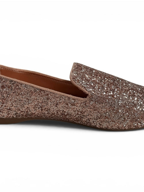Birdies Starling Glitter Loafers Rose Gold Women's Size 9 Flats Slipper Shoes - view 2