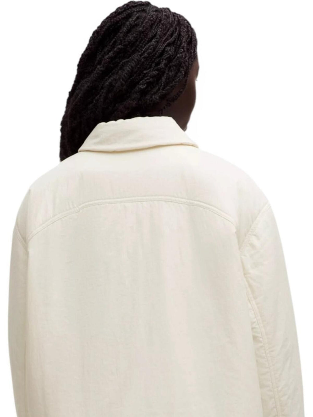 Lululemon Insulated Oversized Collared Jacket Primaloft Beige Womens Small - view 3