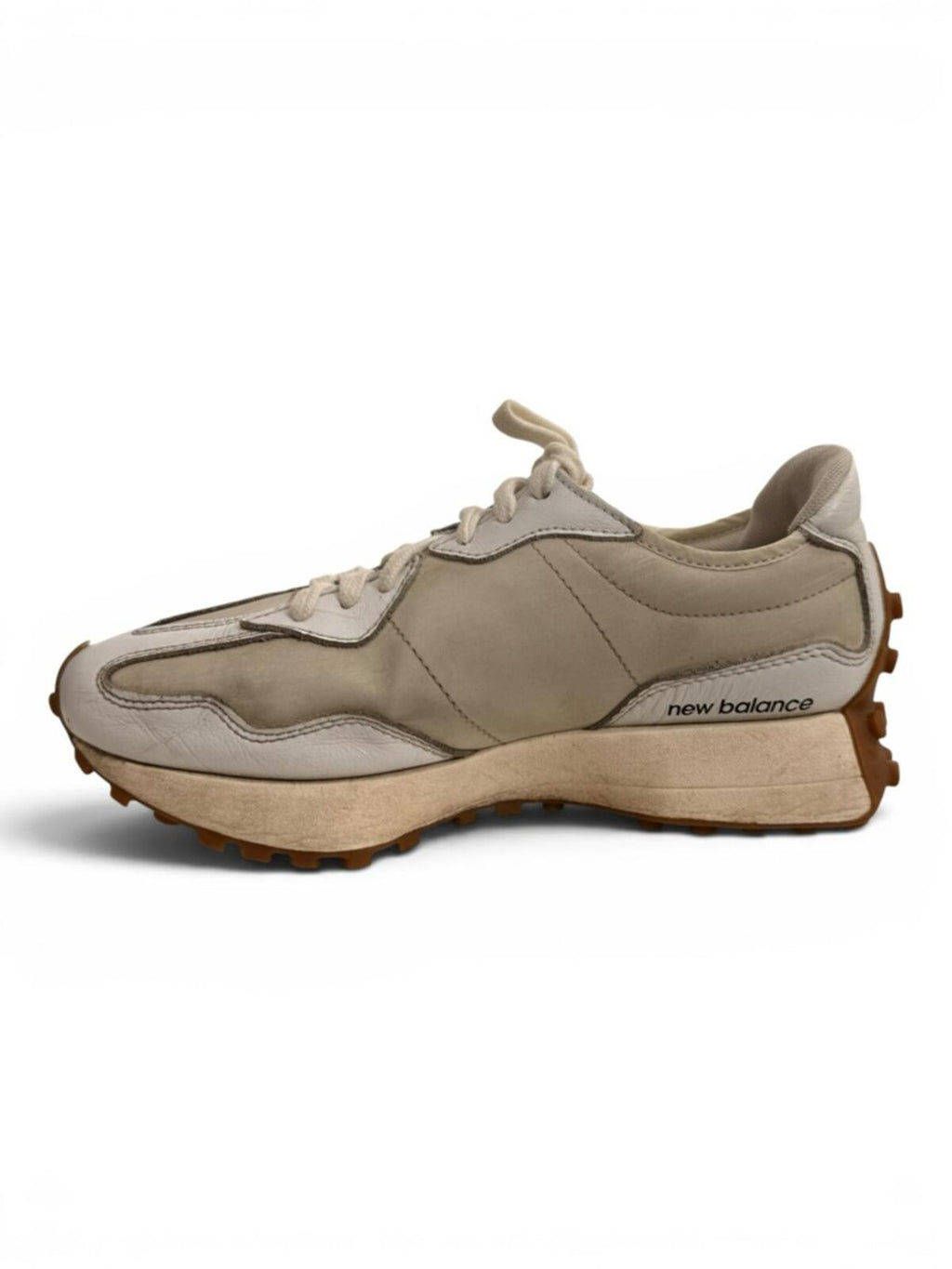 New Balance 327 White Moonbeam Gum Sneakers Size 7.5 Womens - view 3