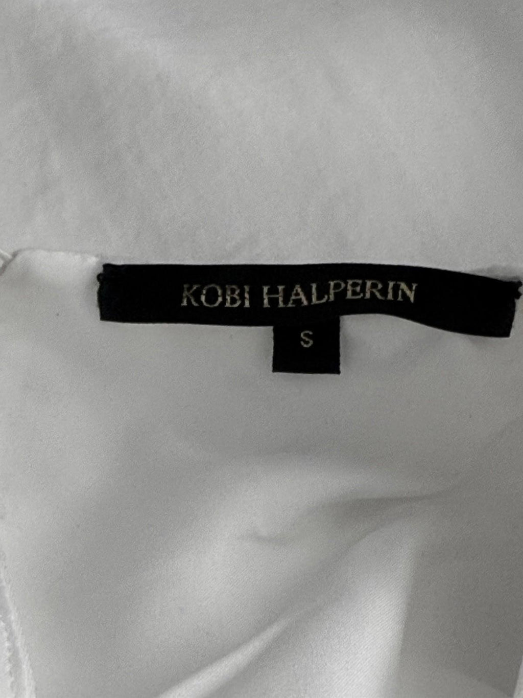 Kobi Halperin Blake Chiffon High Low Dress Women’s Small White Sleeveless Midi - view 3