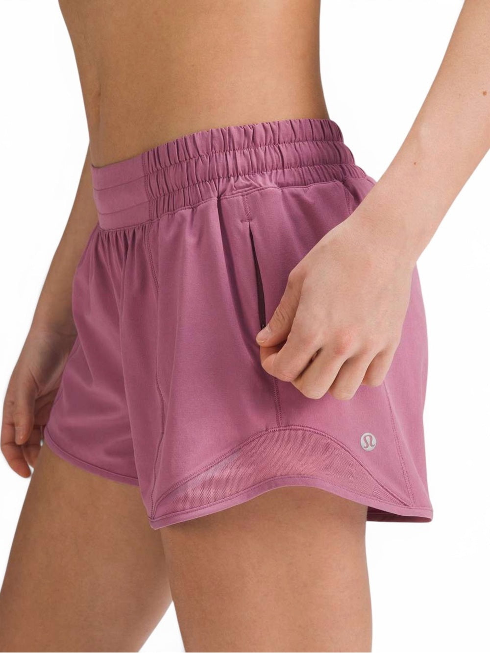 Lululemon Hotty Hot Low-Rise Lined Short 4" Velvet Dust Size 4 Women’s Small - view 3