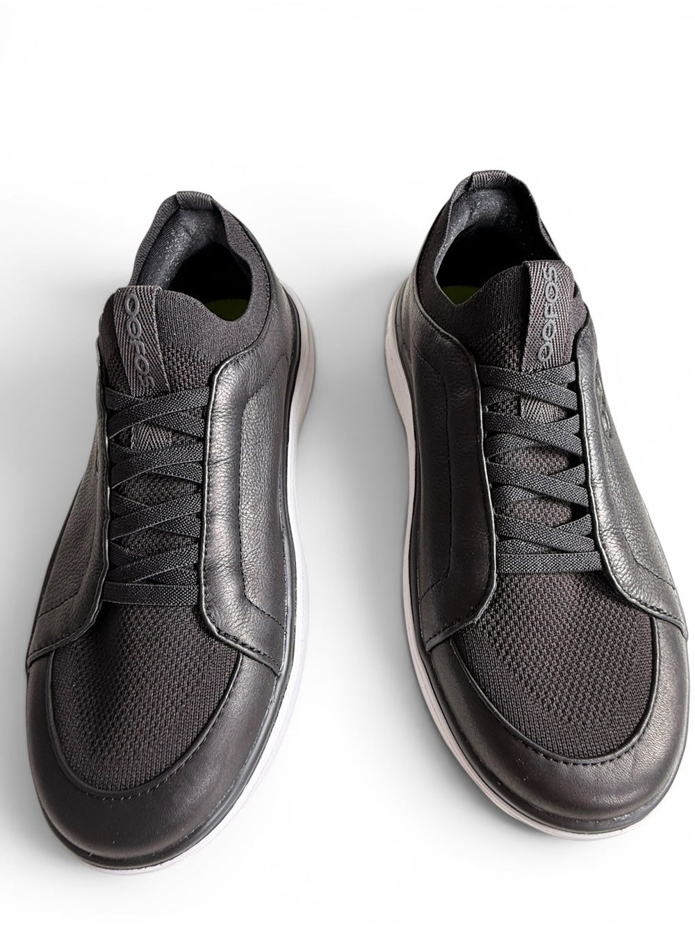 OOFOS OOmg Low Black Recovery Shoes Women's 8.5 Comfort Slip On Sneakers