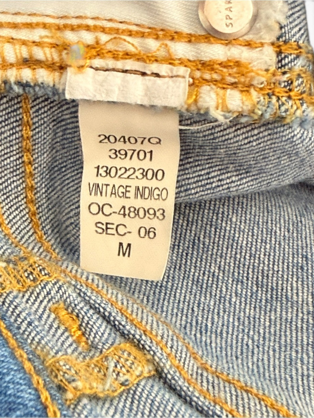 Spanx Petite Wide Leg Jeans Women's M Medium Vintage Indigo Pull-On High Rise - view 11
