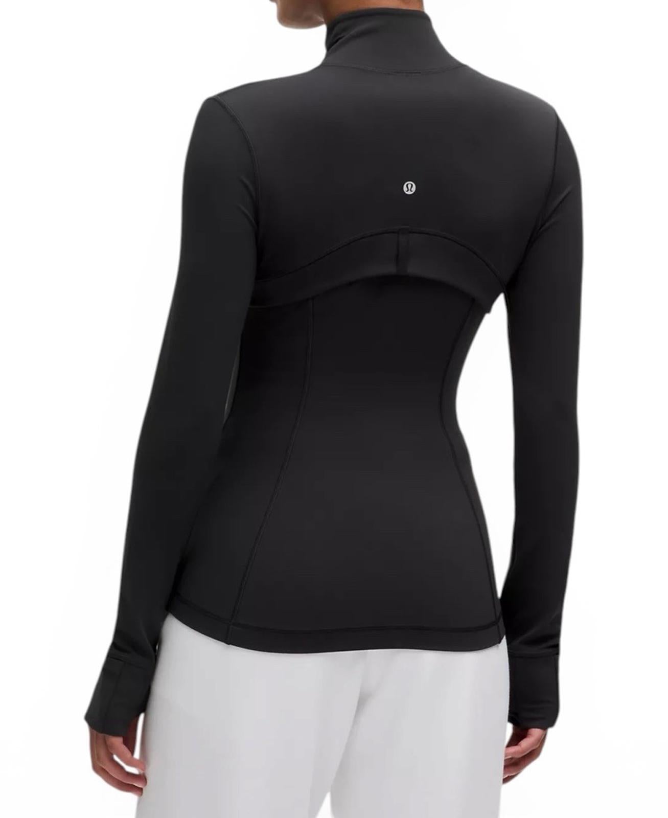 Lululemon Define Jacket Nulu Women’s US8 Black Full Zip Fitted Athletic Jacket - view 3