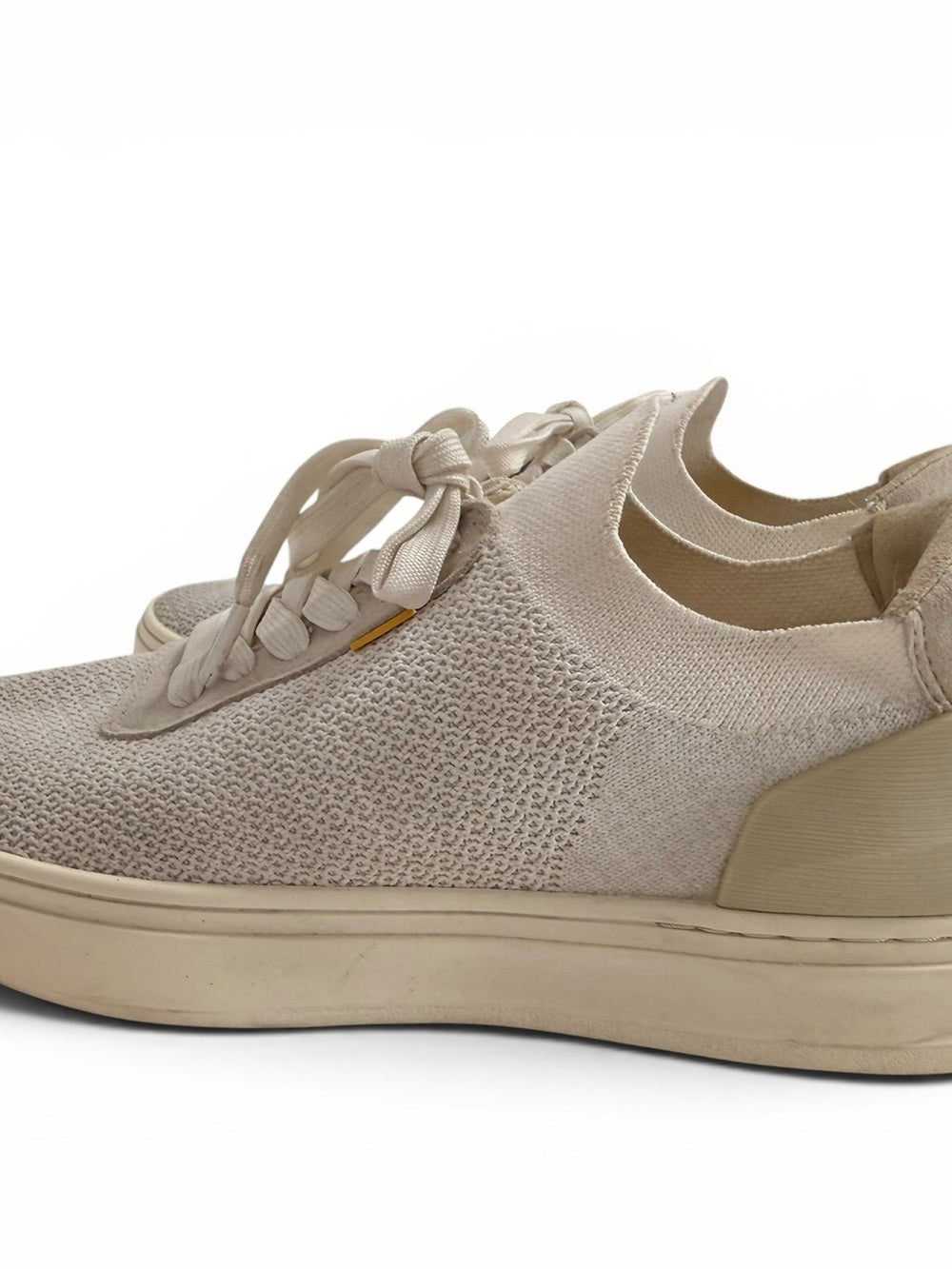 Casca AVRO Knit Sneakers Cream Beige Lace Up Shoes Women's 7.5 EU 38 Low Knit - view 4