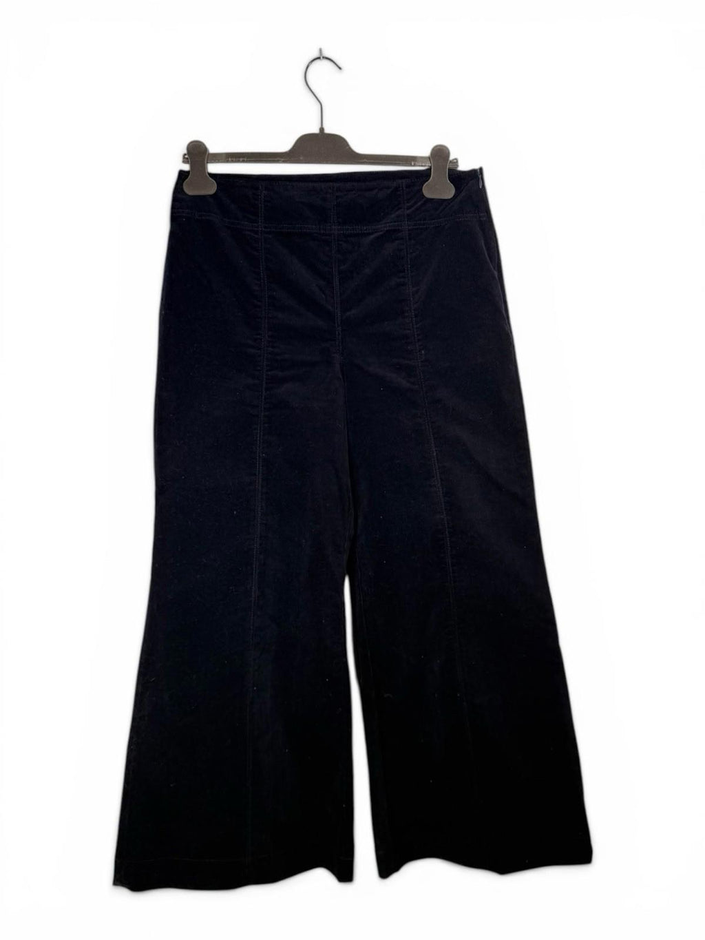 ME+EM Travel Palazzo Pant Navy Italian Cord Women's US 10 UK 14 SS25 Wide Leg - view 5