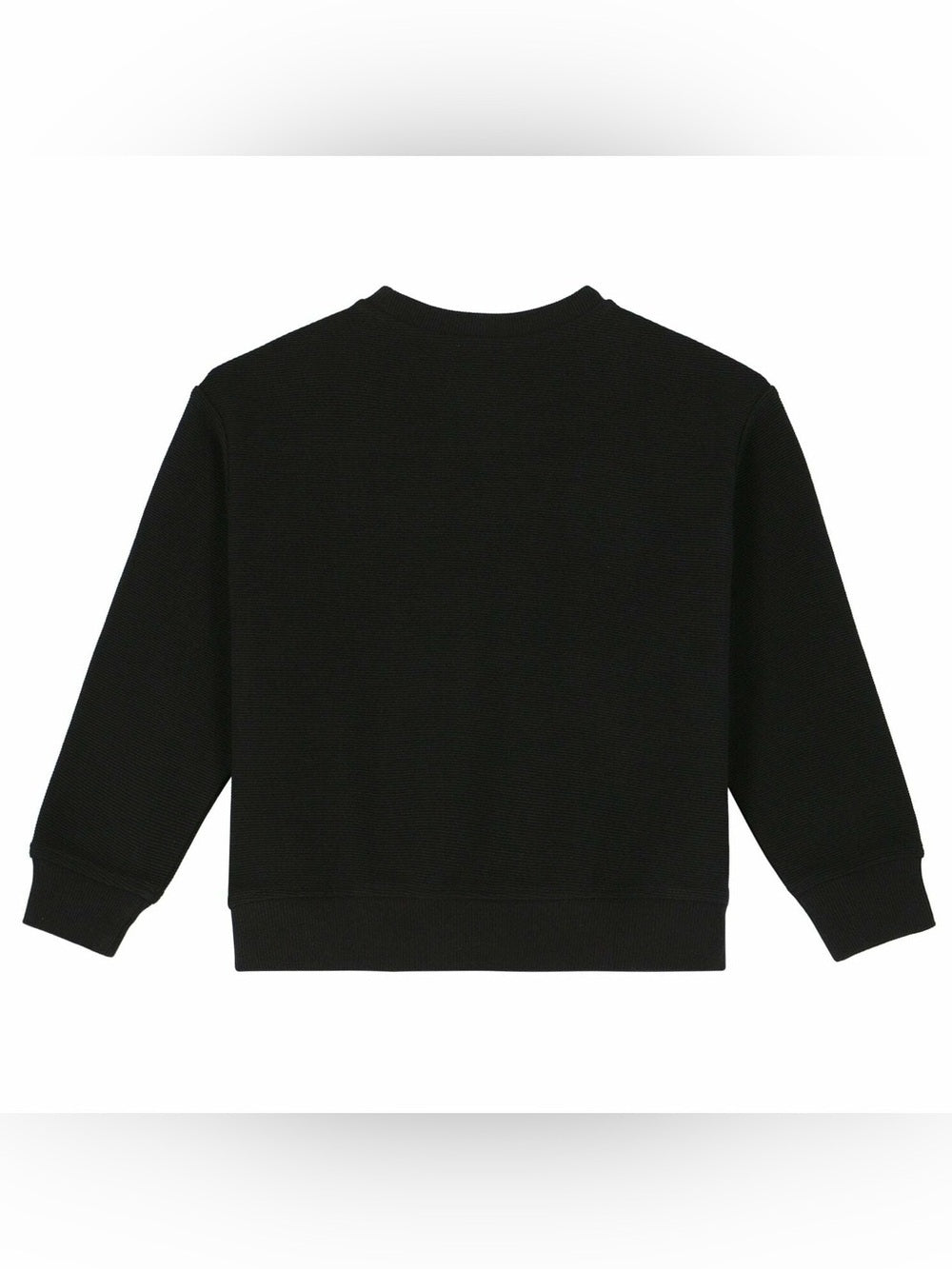 Moschino Logo Sweatshirt Teddybear Patch Zip Pocket Black Women's XS Small Shirt - view 3