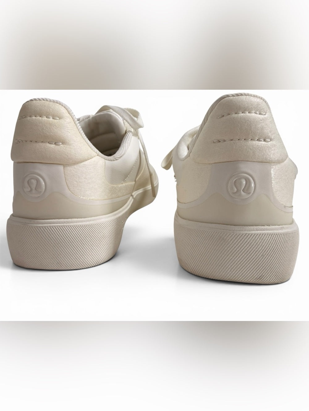 Lululemon Cityverse White Leather Lifestyle Sneakers Women’s Size 7 Low Cut Shoe - view 7