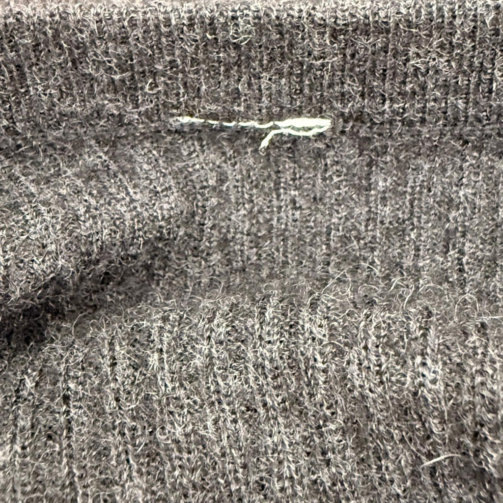 Lululemon Cashmere Cardigan Heathered Core Black Button Rib Knit Sweater Small - view 8