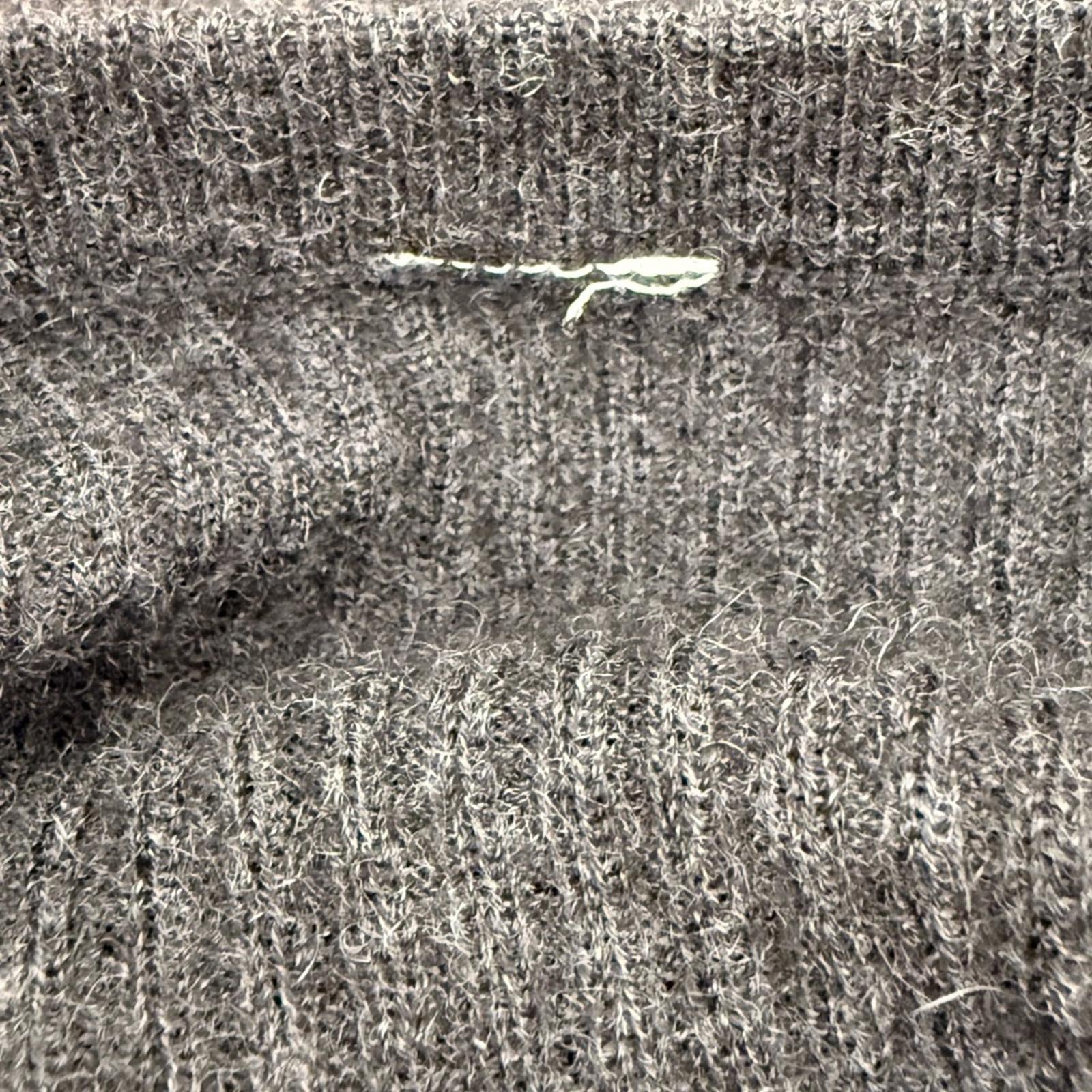 Lululemon Cashmere Cardigan Heathered Core Black Button Rib Knit Sweater Small - view 8