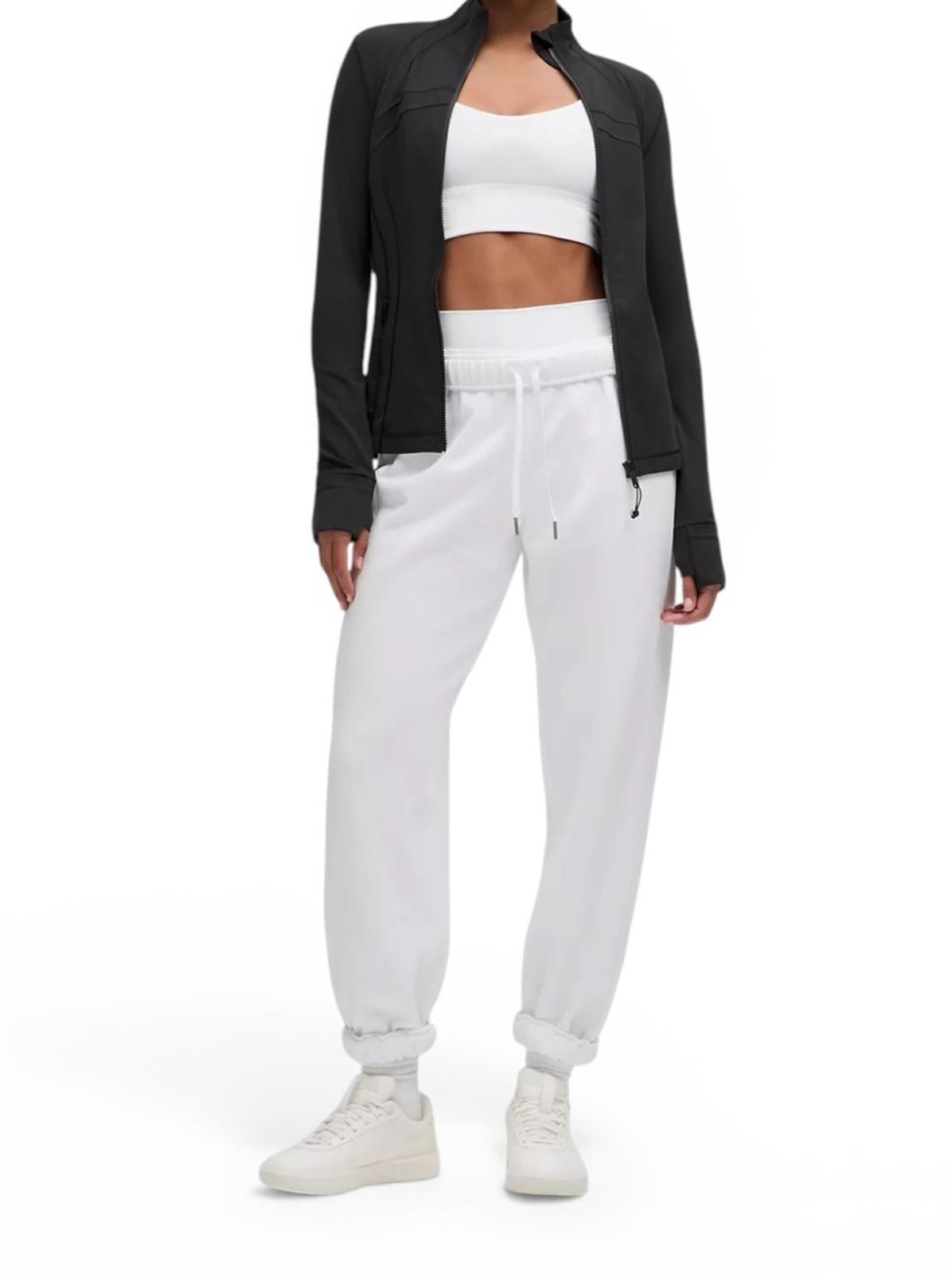 Lululemon Define Jacket Nulu Women’s US8 Black Full Zip Fitted Athletic Jacket - view 2