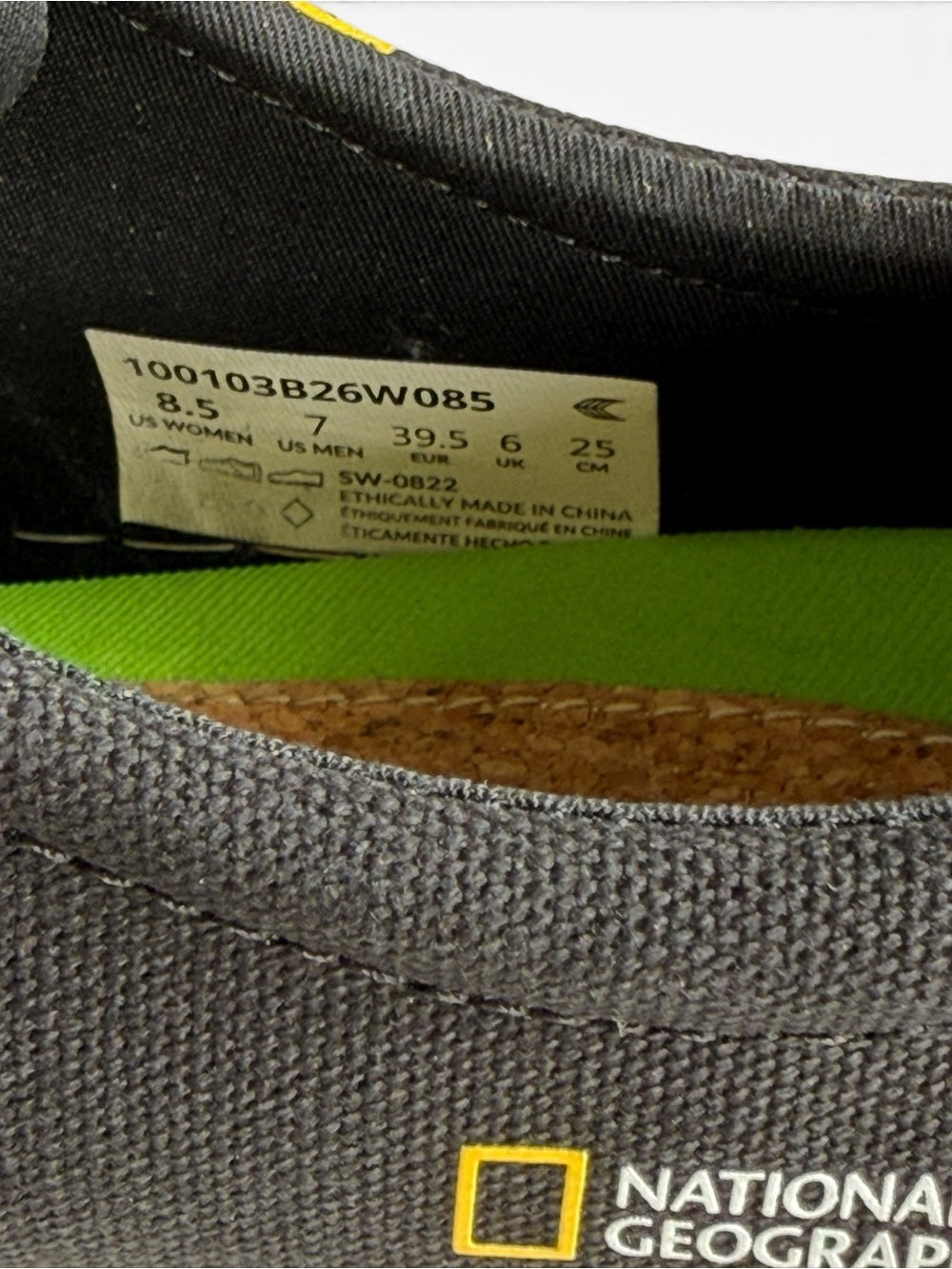 Cariuma x National Geographic OCA Low Black Canvas Sneakers Women's 8.5 Shoes - view 10