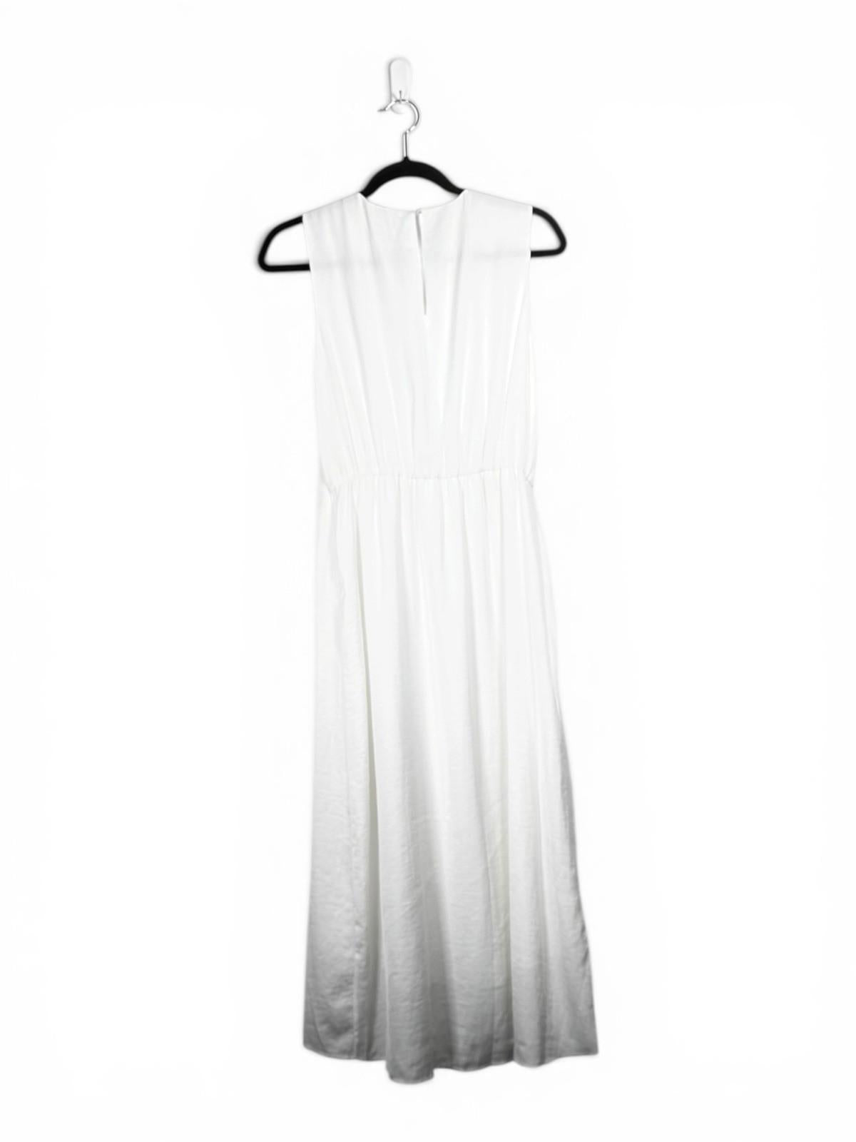 Kobi Halperin Blake Chiffon High Low Dress Women’s Small White Sleeveless Midi - view 7