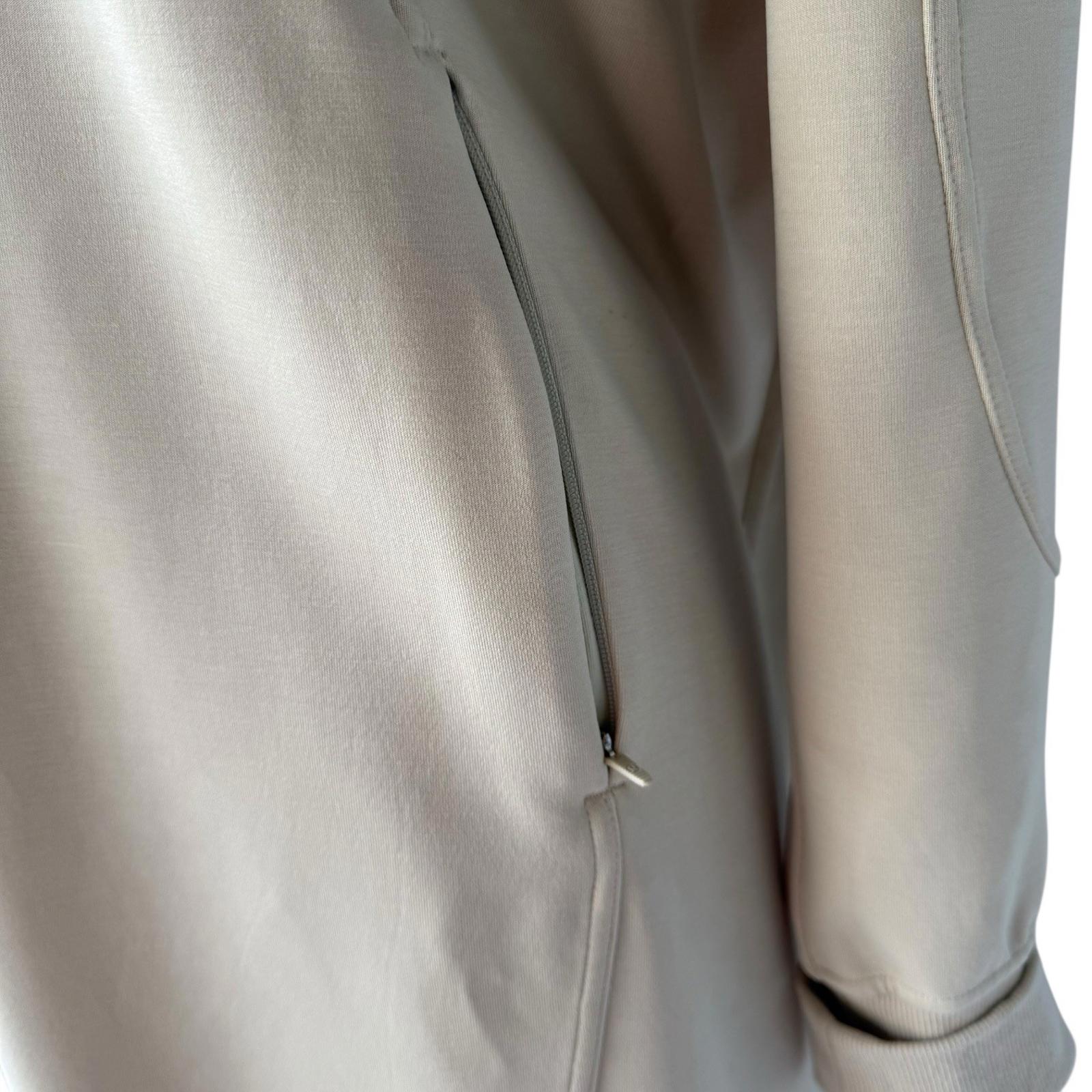 Lululemon Women’s Softstream Long Sleeve Half Zip Dress Bone Beige US 8 Medium - view 6
