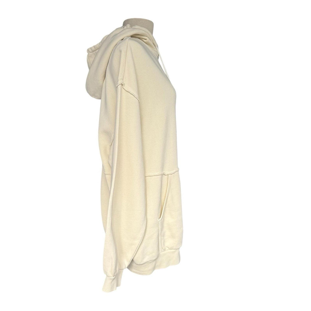 The Upside Dana Hoodie Women Small Natural Ivory Organic Cotton Oversize Sweater - view 8