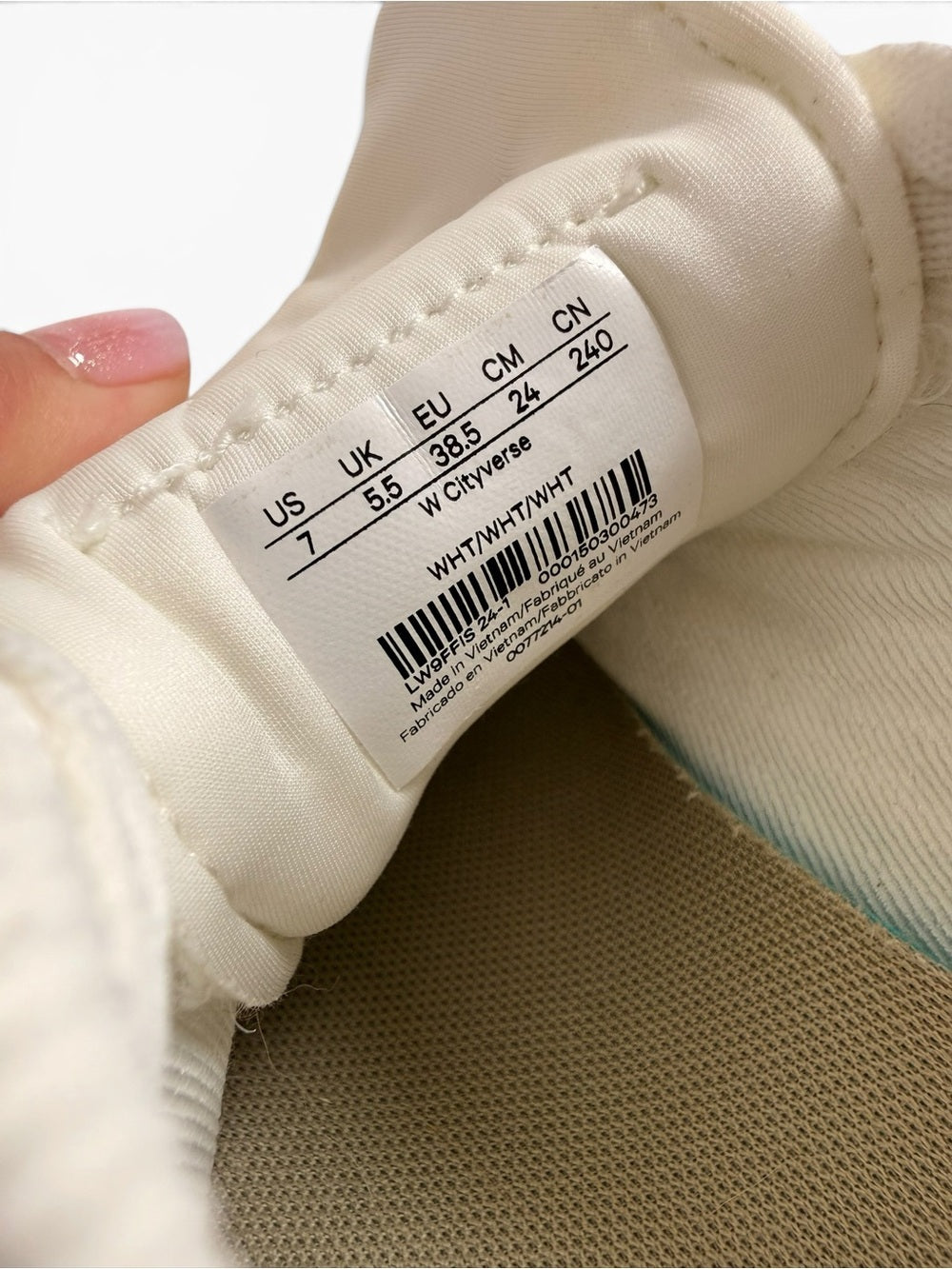 Lululemon Cityverse White Leather Lifestyle Sneakers Women’s Size 7 Low Cut Shoe - view 6