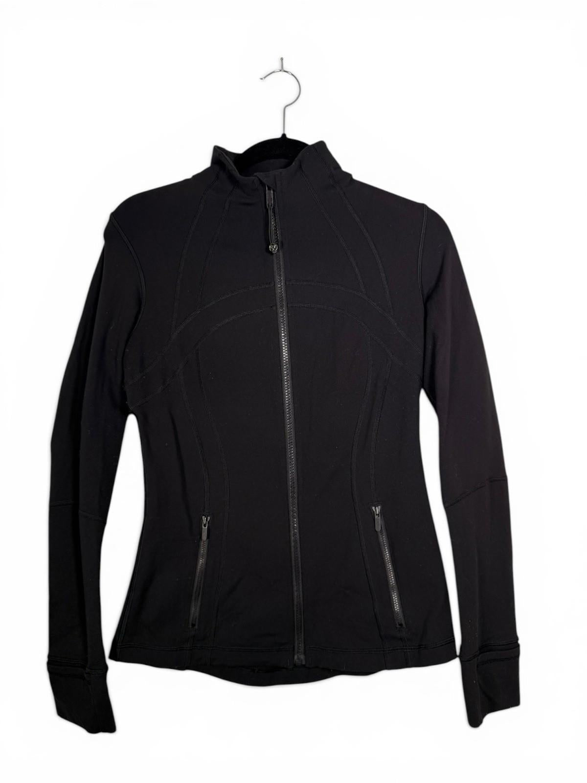 Lululemon Define Jacket Nulu Women’s US8 Black Full Zip Fitted Athletic Jacket - view 7