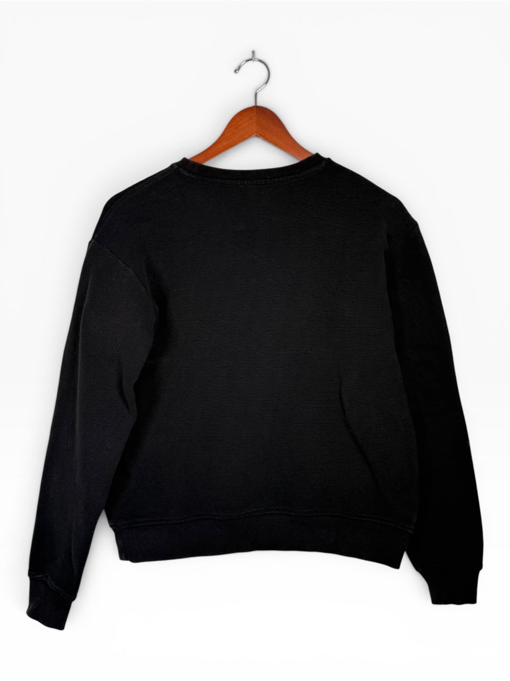 Moschino Logo Sweatshirt Teddybear Patch Zip Pocket Black Women's XS Small Shirt - view 9