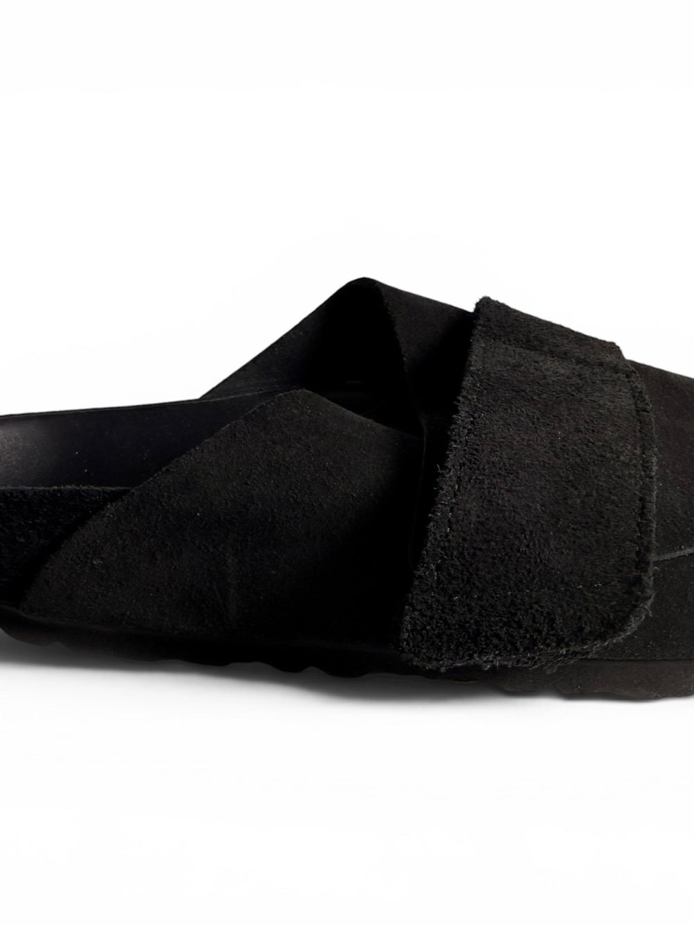 Birkenstock Kyoto Black Suede Slide Sandals Women's EU 39 US 8 Regular Shoes - view 7