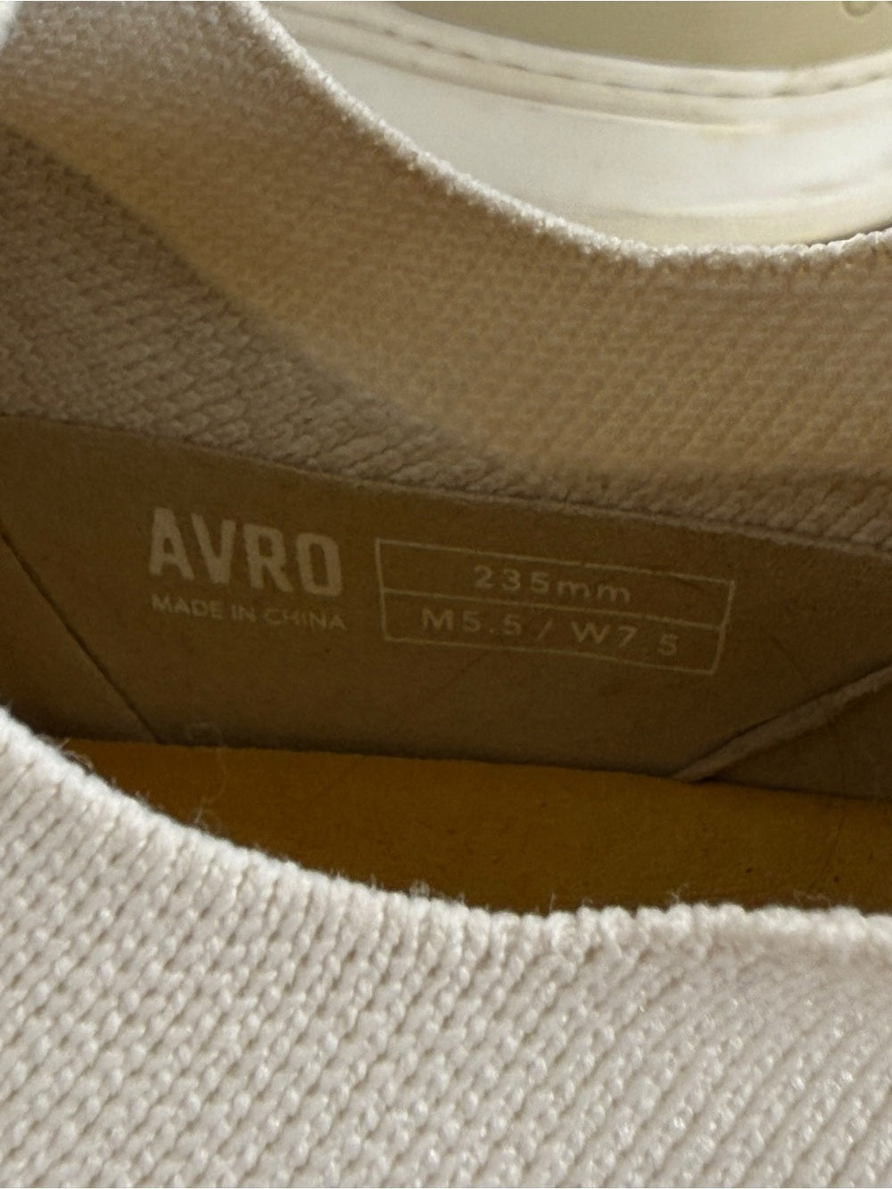 Casca AVRO Knit Sneakers Cream Beige Lace Up Shoes Women's 7.5 EU 38 Low Knit - view 2