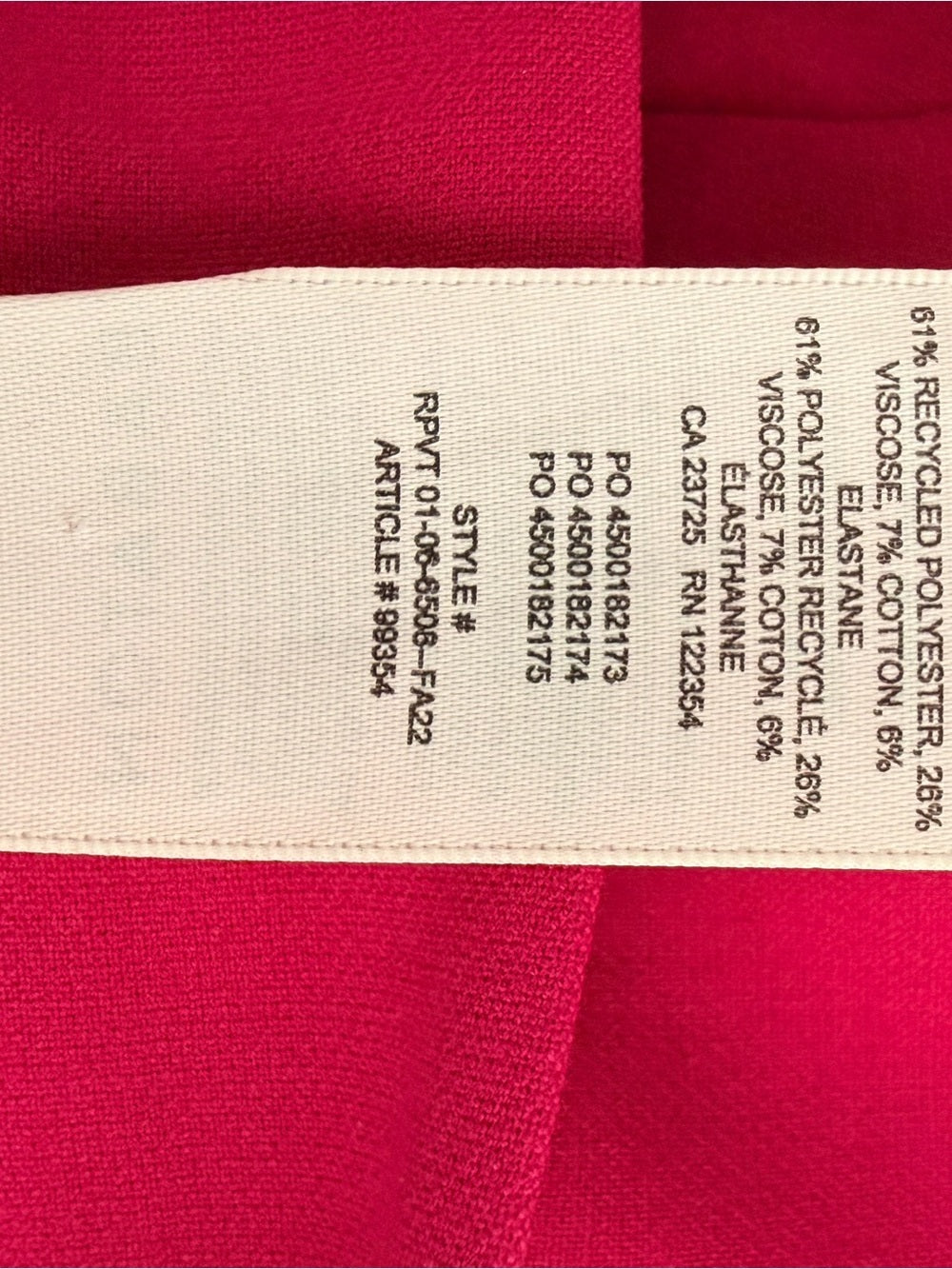 Babaton Aritzia Conan Pant Women's 8 Granita Pink Slim Career Pull-On Trousers - view 7