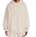The Upside Dana Hoodie Women Small Natural Ivory Organic Cotton Oversize Sweater
