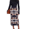 A.L.C. Womens US8 Blue Jamie Draped Off-The-Shoulder Asymmetrical Blouse Top NWT