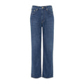 Tu es mon Tresor Women's Size 27 Blue The Emerald Jeans 1 Year Boyfriend Denim